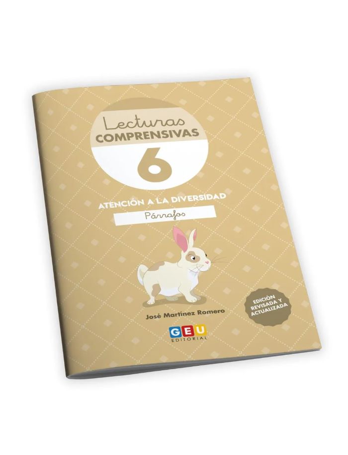 cuaderno 6 de Lecturas comprensivas forma parte de una colección de 21 cuadernos dedicados a desarrollar la lectoescritura y comprensión lectora. Este cuaderno, junto con el 04 y el 05 son el apoyo idóneo para alumnos de 1º de Primaria.